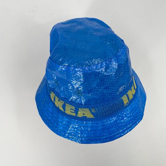 IKEA KNORVA Bucket Hat Blue & Yellow One Size Unisex Streetwear Cap - Picture 3 of 8